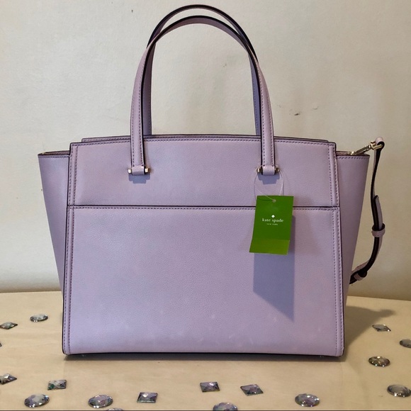 Kate♠️Spade GERALDINE Satchel Peony Blush Purple - Picture 3 of 5